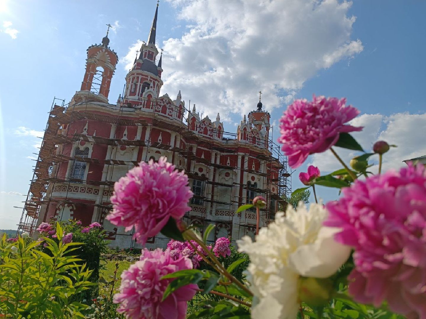 Можайск, Можайский городской округ, Подмосковье, голуби, православный храм, колокольня, Никольский собор, птенцы, гнездо, потомство