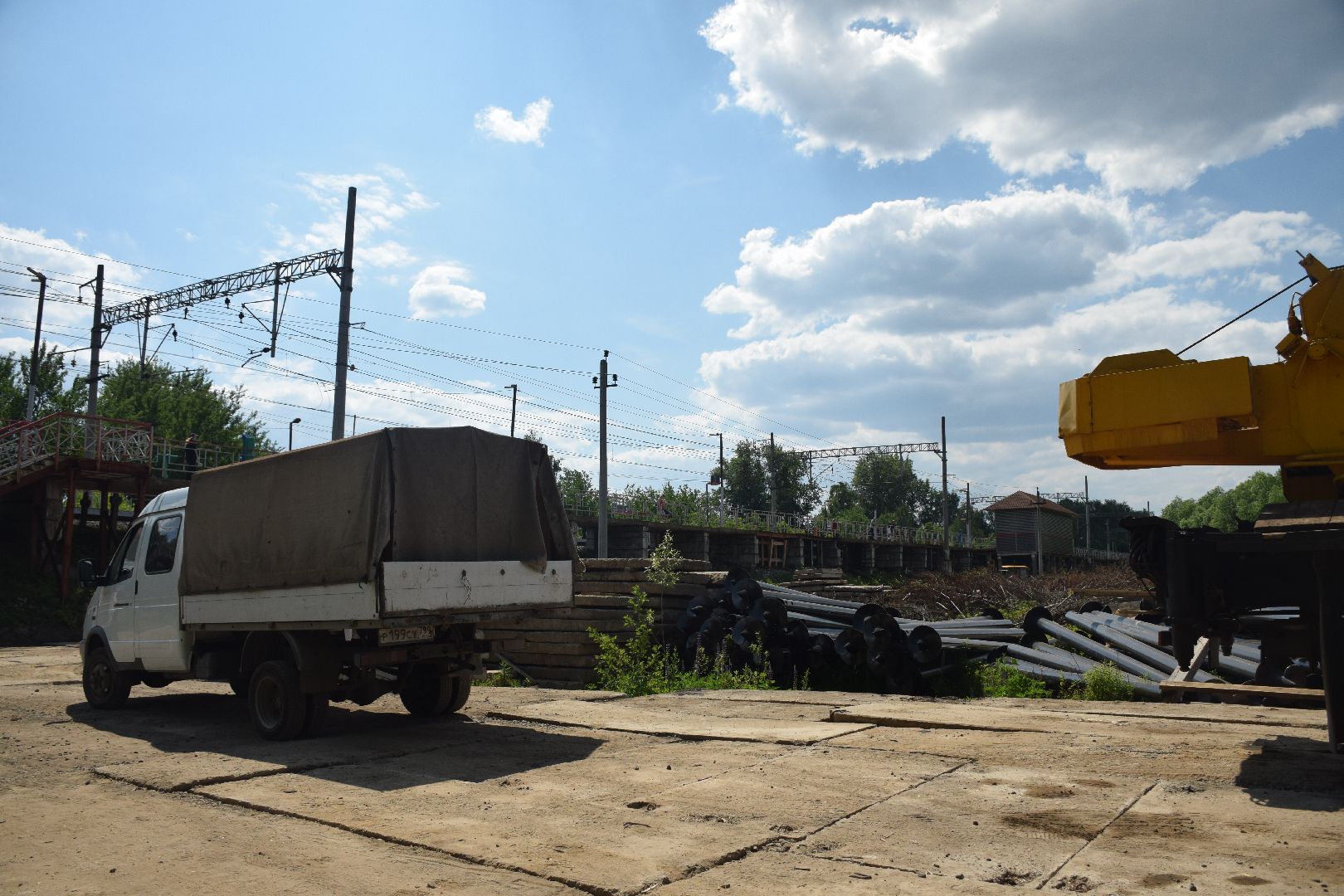Павловский Посад, городской округ Павловский Посад, транспорт, станция, Вохна, строительство, ремонт