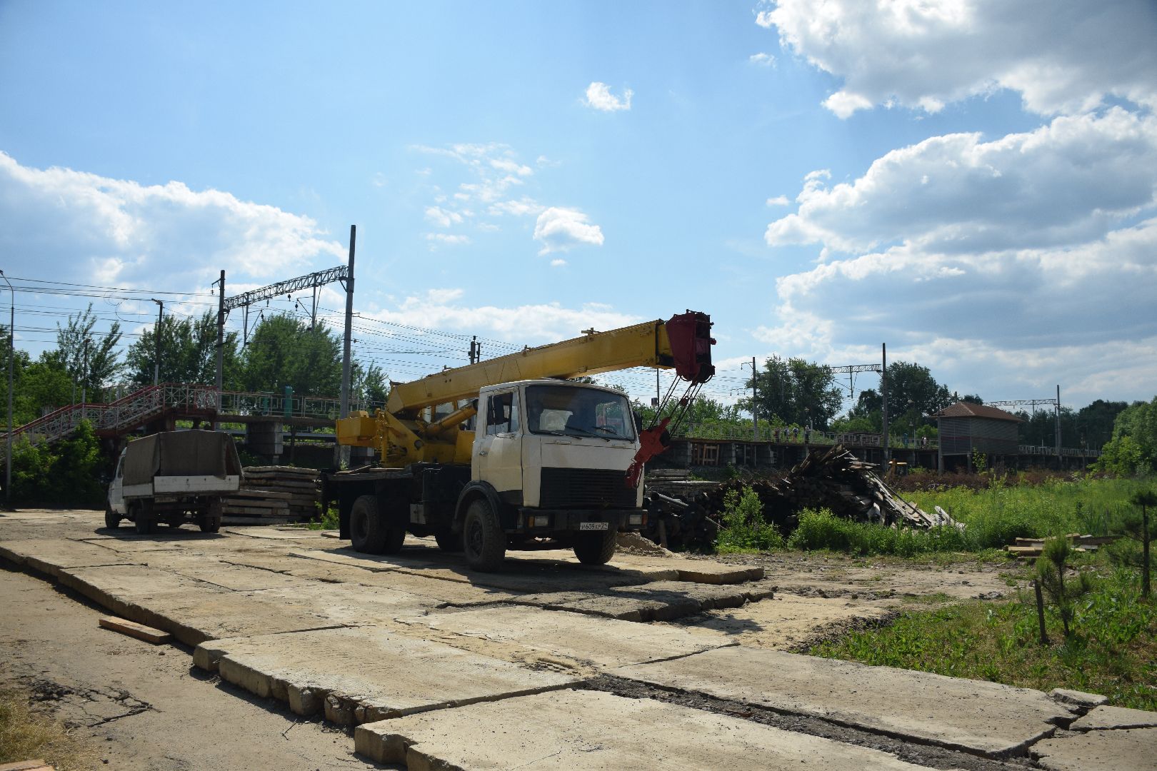 Павловский Посад, городской округ Павловский Посад, транспорт, станция, Вохна, строительство, ремонт