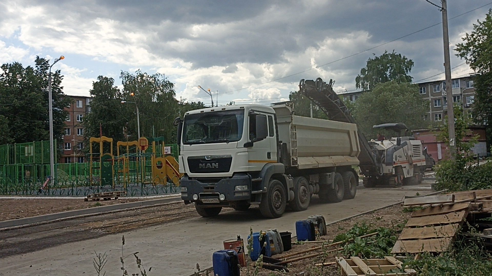 Серпухов, Московская область, Подмосковье, благоустройство, дворовая территория, снятие асфальта