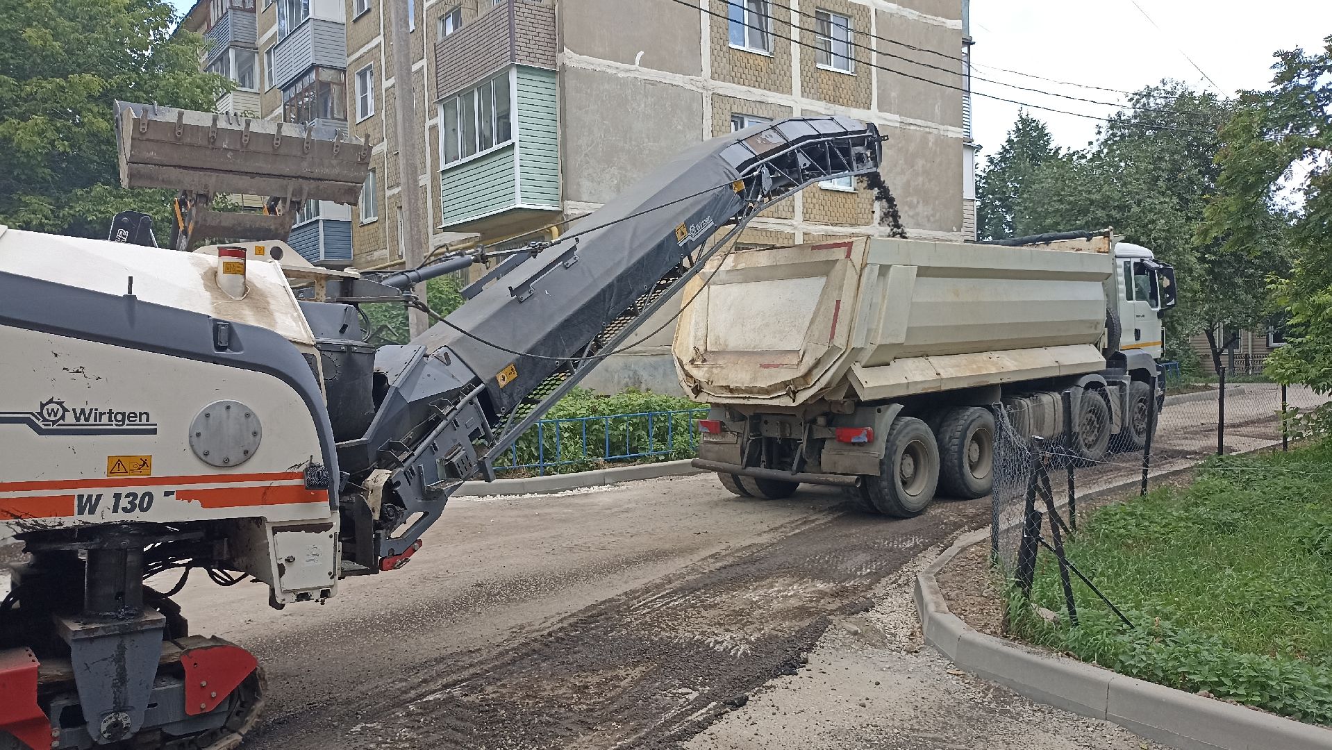 Серпухов, Московская область, Подмосковье, благоустройство, дворовая территория, снятие асфальта