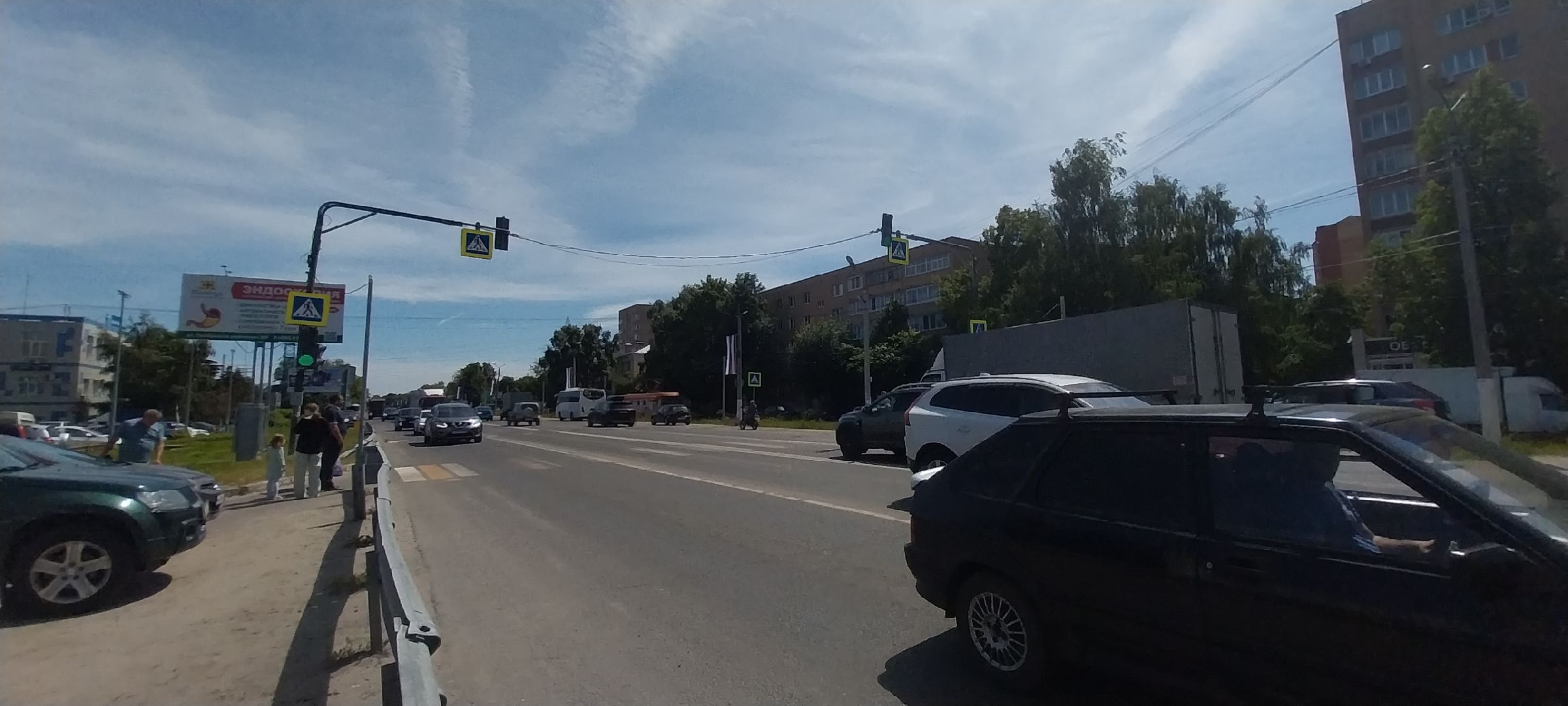 городскойокругколомна, пешеходный переход, светофор