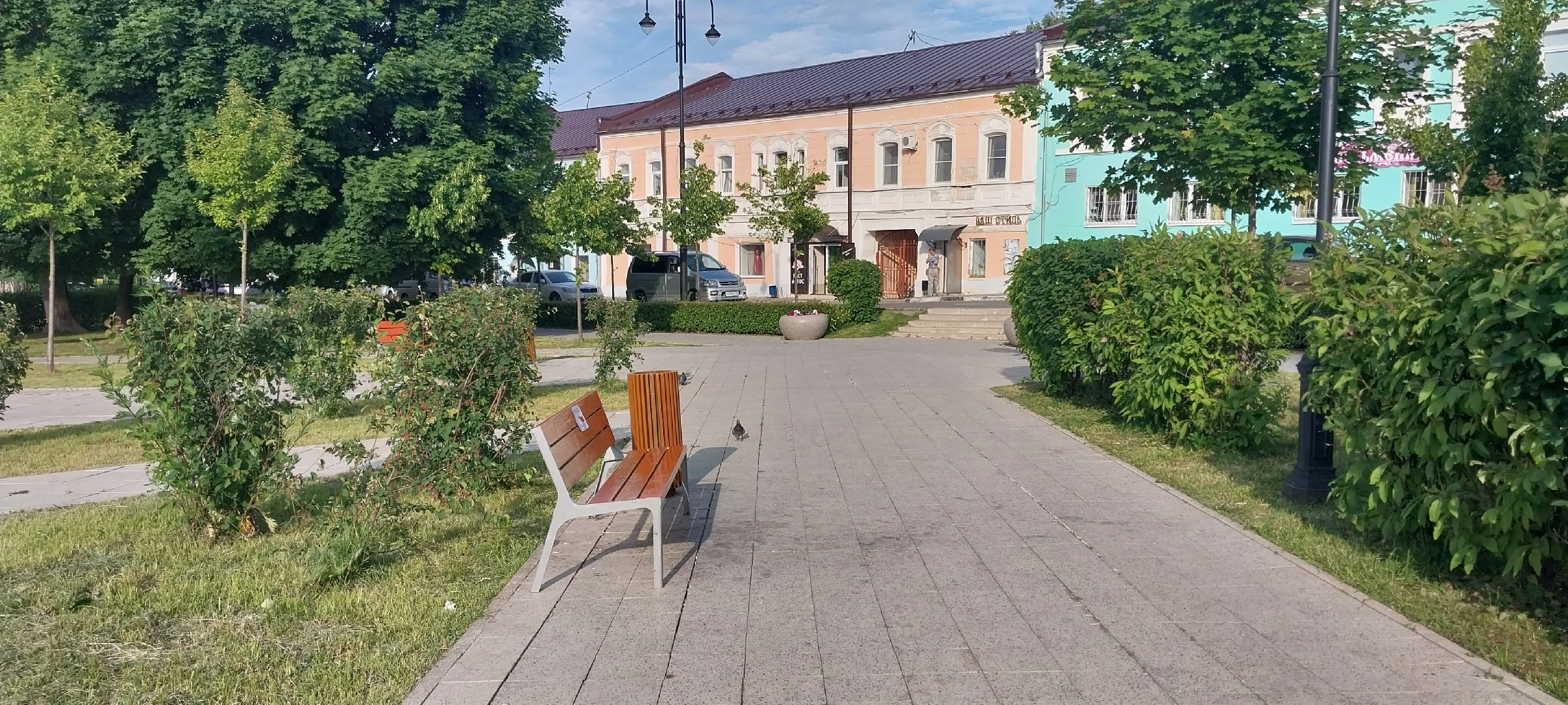 городскойокругколомна, сквер, лавочки