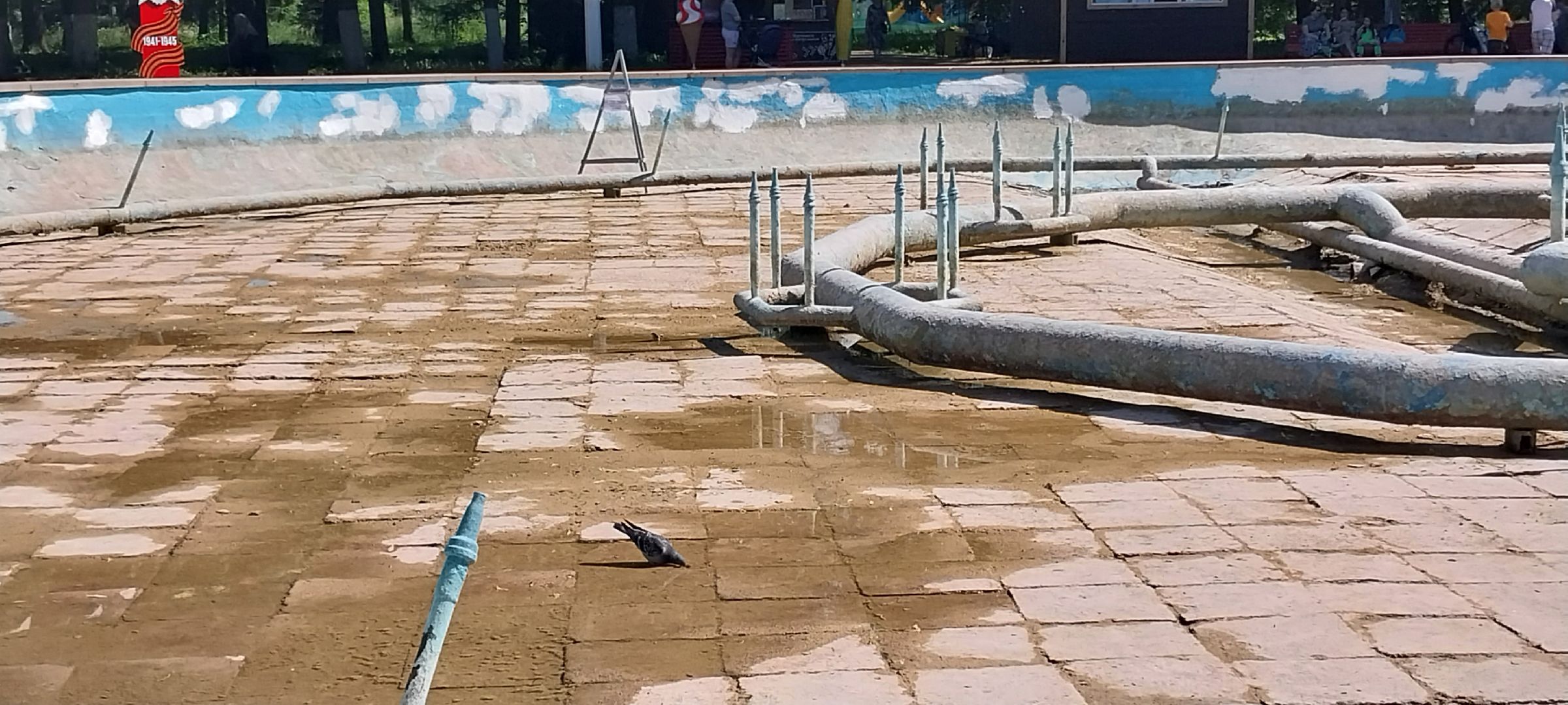 коломна, парк, фонтан