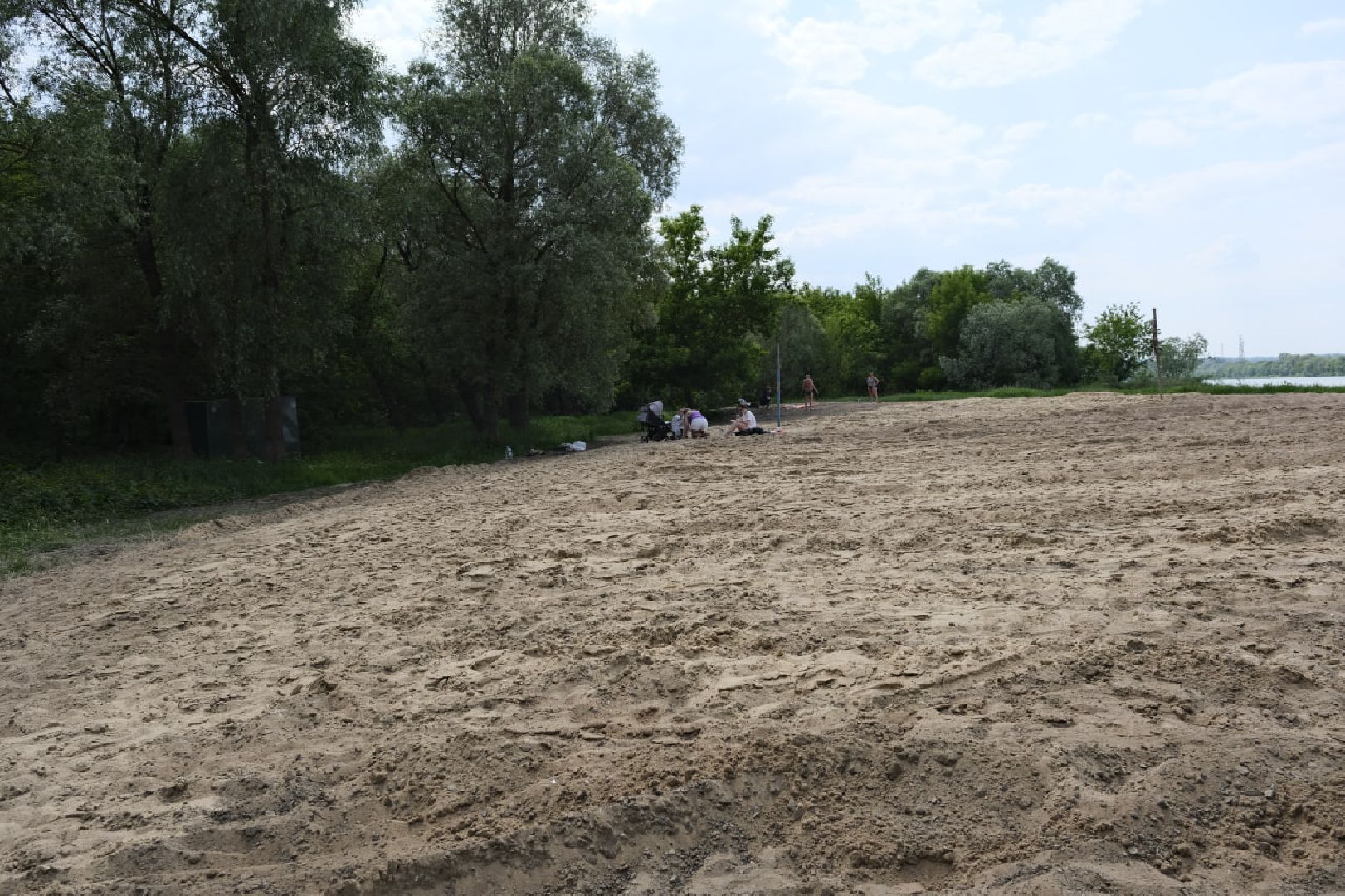 Пущино, пляж