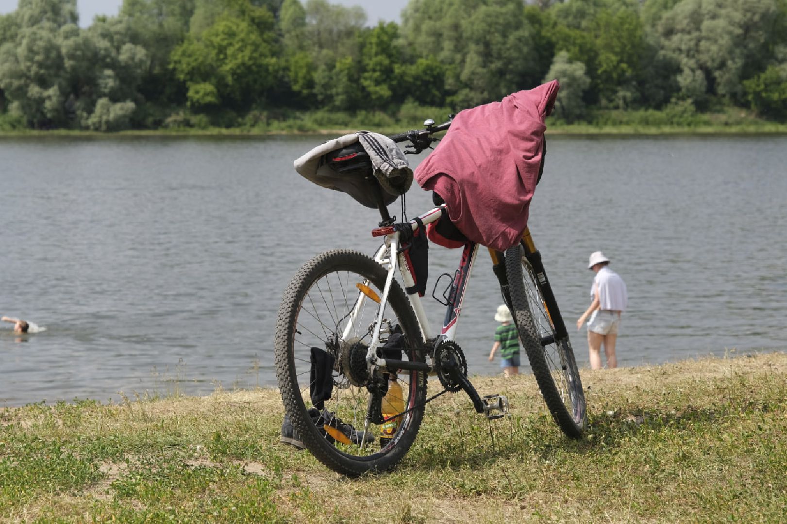 Пущино, пляж