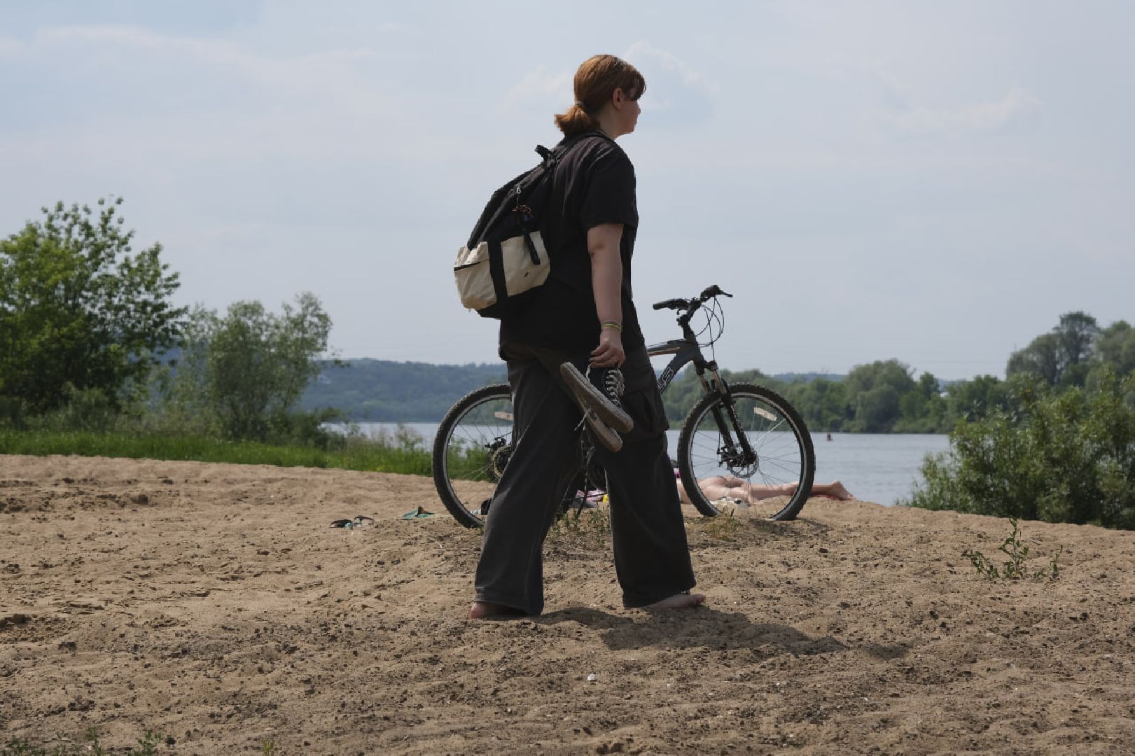 Пущино, пляж