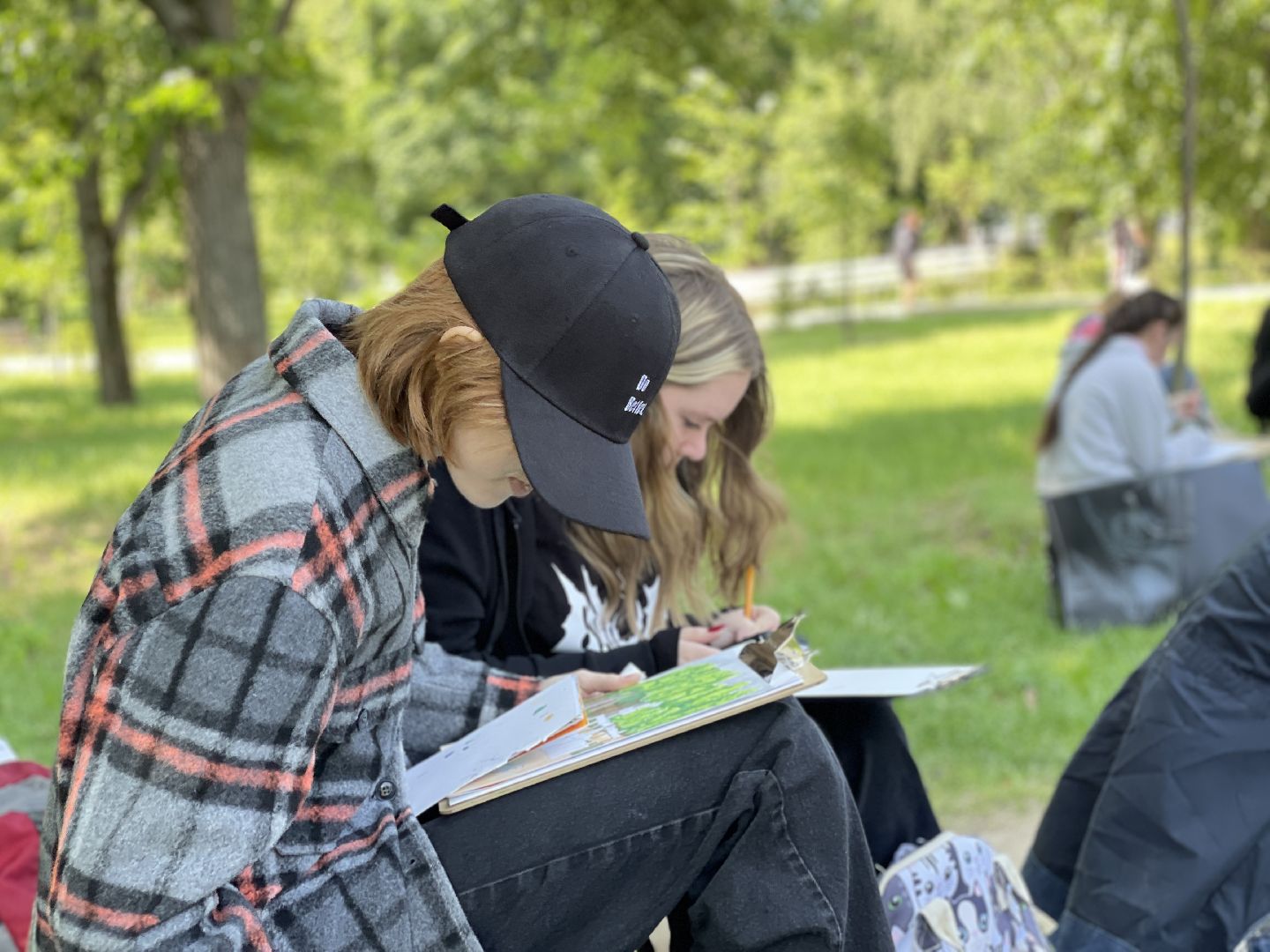 Рисунки, парк, художники, Люберцы