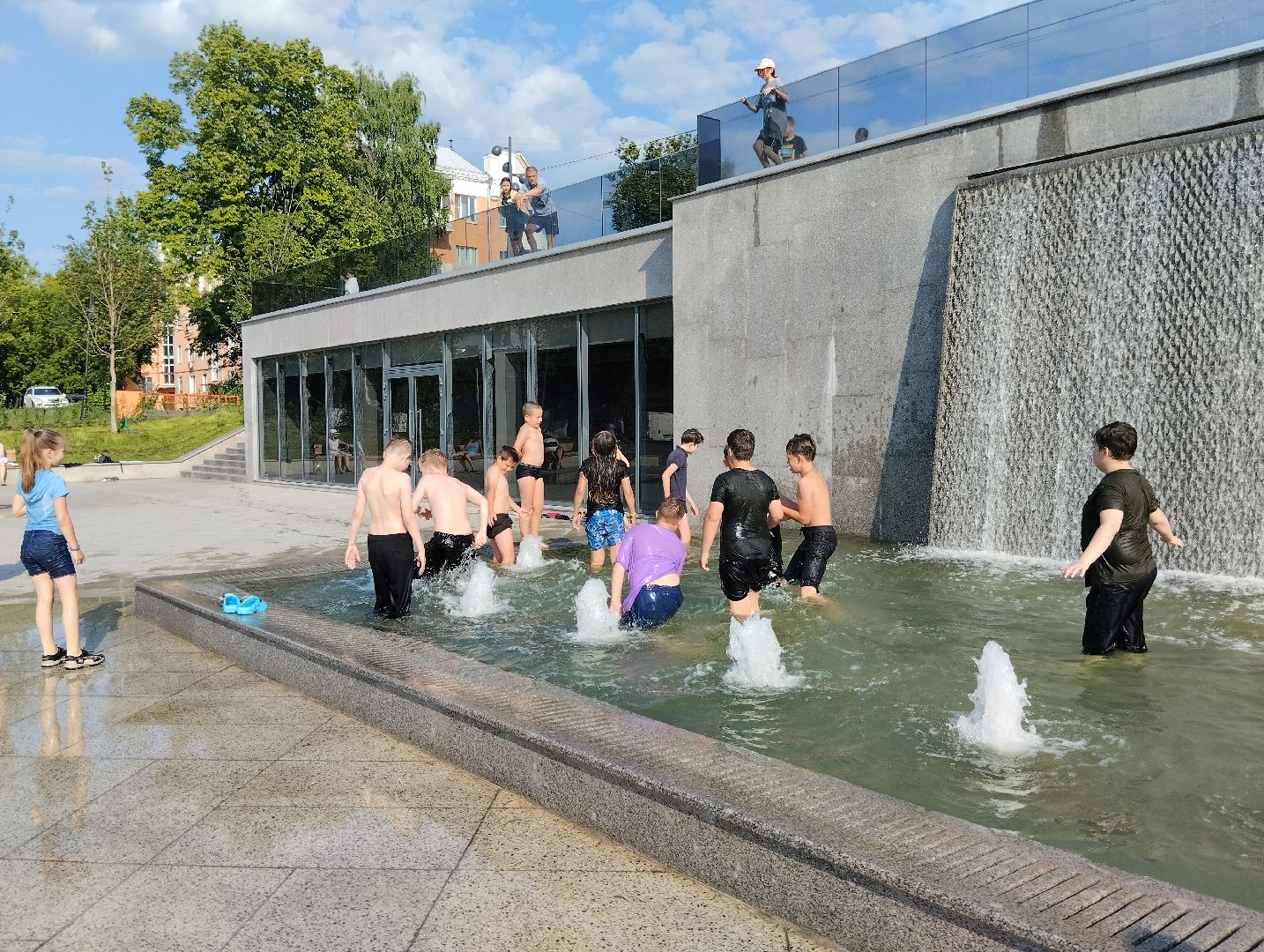Фонтаны, фонтанная площадь, администрация, Ногинск, Богородский городской округ