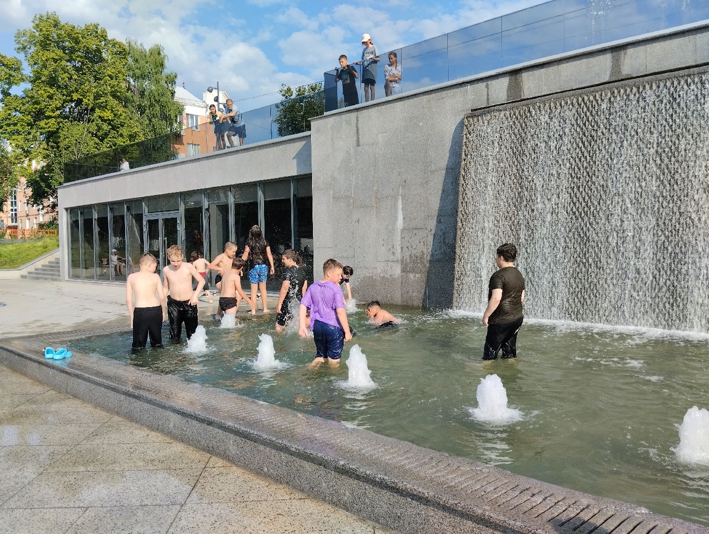 Фонтаны, фонтанная площадь, администрация, Ногинск, Богородский городской округ