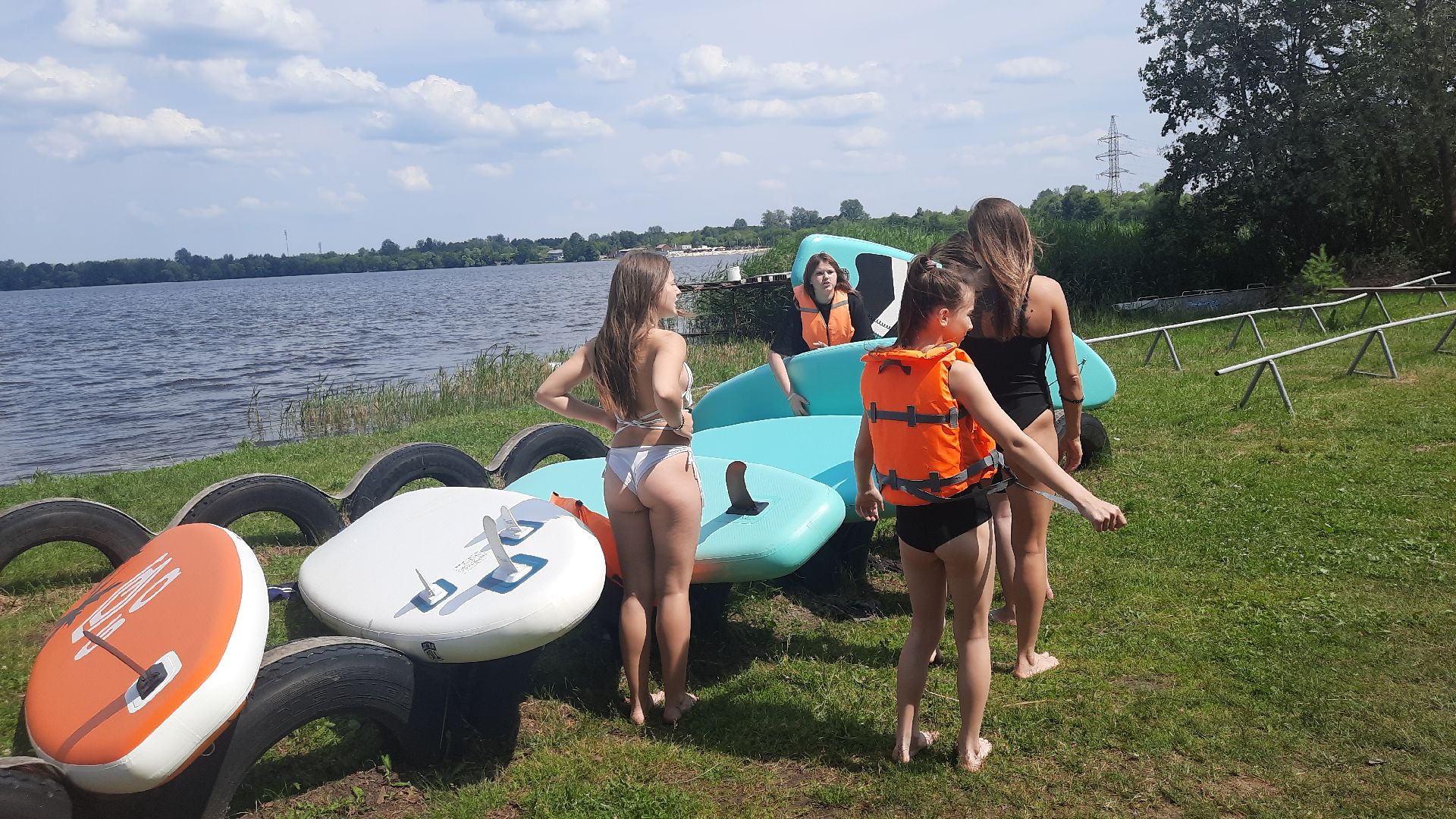 Шатура, пляж, 18, SUP - доска, отдых