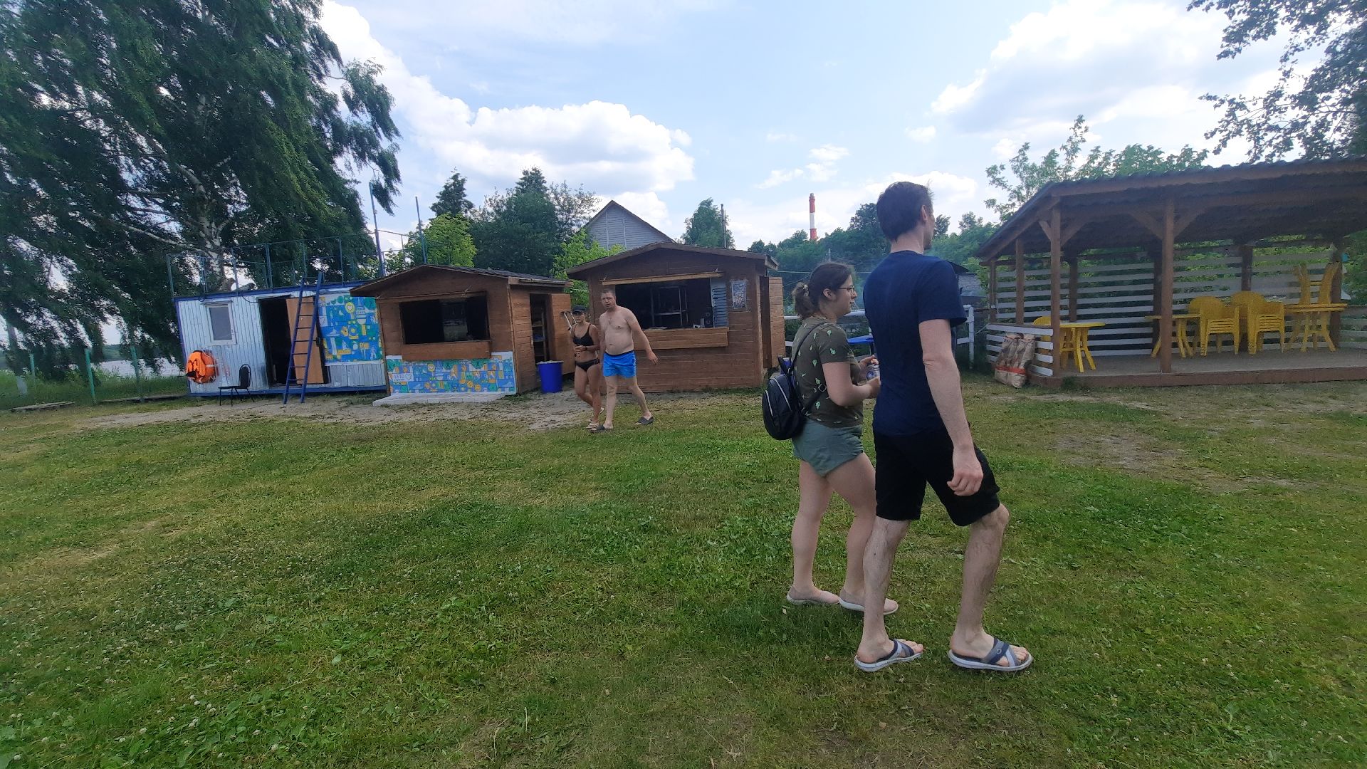 Шатура, пляж, 18, волейбол, жара