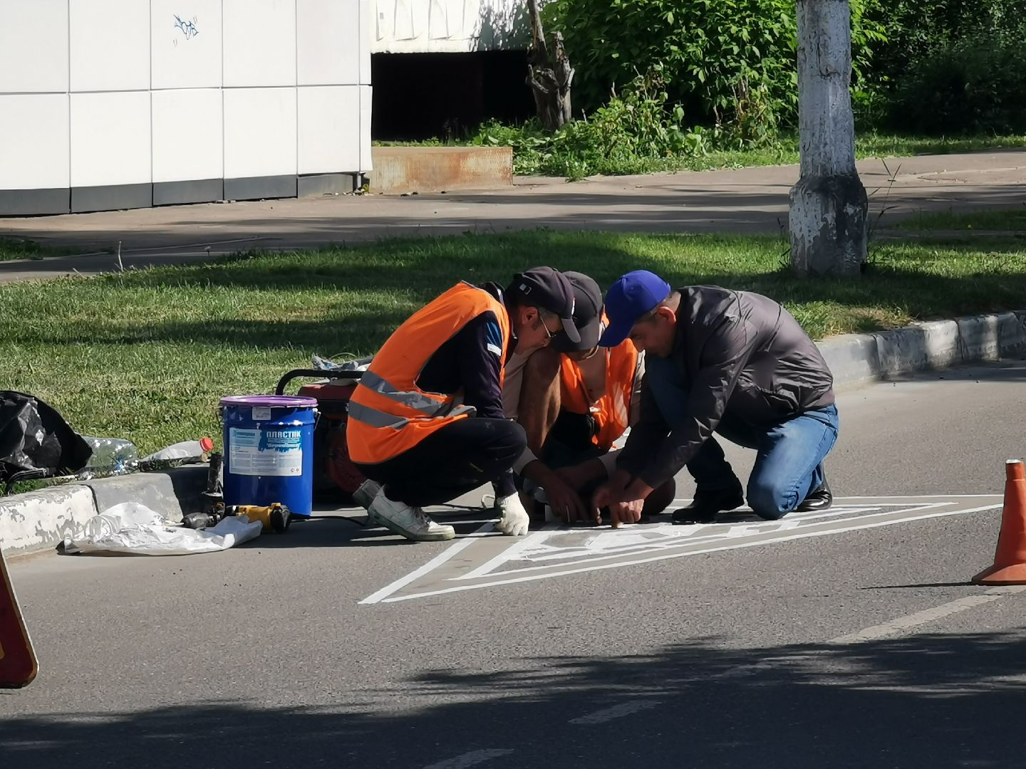 Подольск, разметка