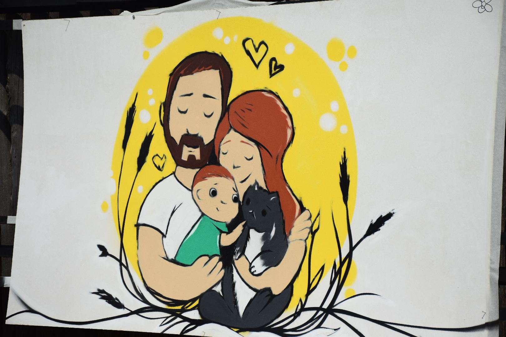 Павловский Посад, городской округ Павловский Посад, семья, дети, общество, рисунок, граффити