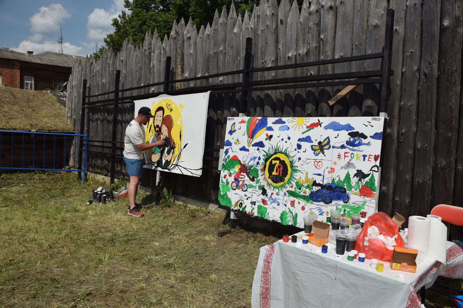 Павловский Посад, городской округ Павловский Посад, семья, дети, общество, рисунок, граффити