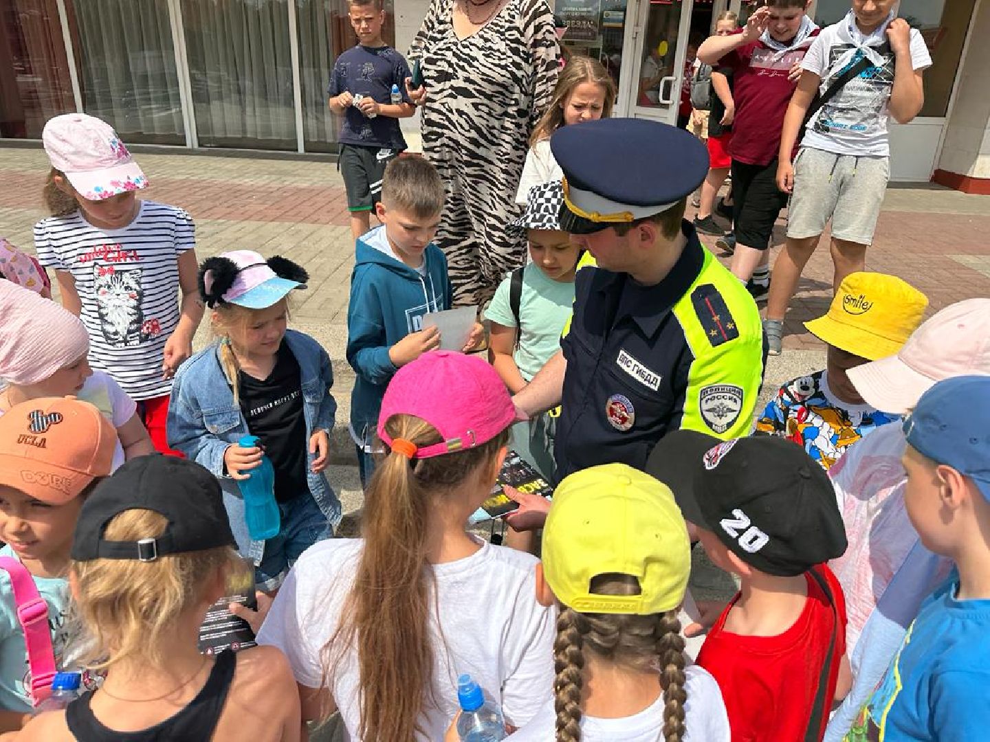 ГИБДД, безопасность дорожного движения, школьные лагеря, дети, Наро-Фоминск