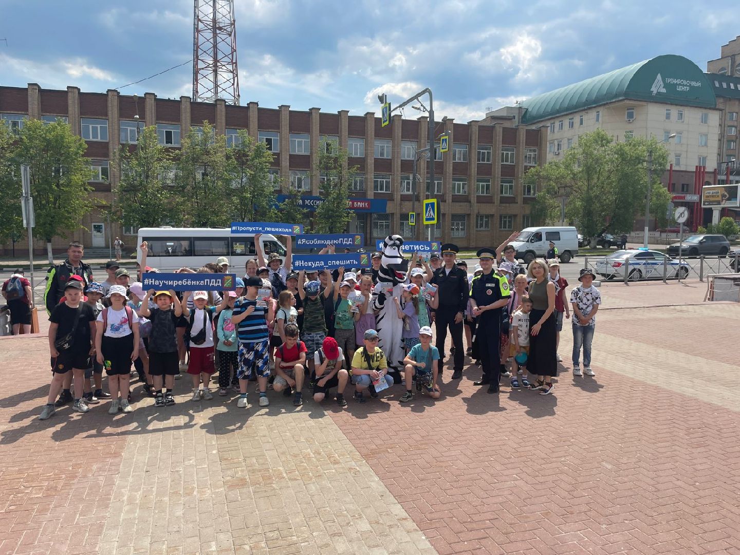 ГИБДД, безопасность дорожного движения, школьные лагеря, дети, Наро-Фоминск