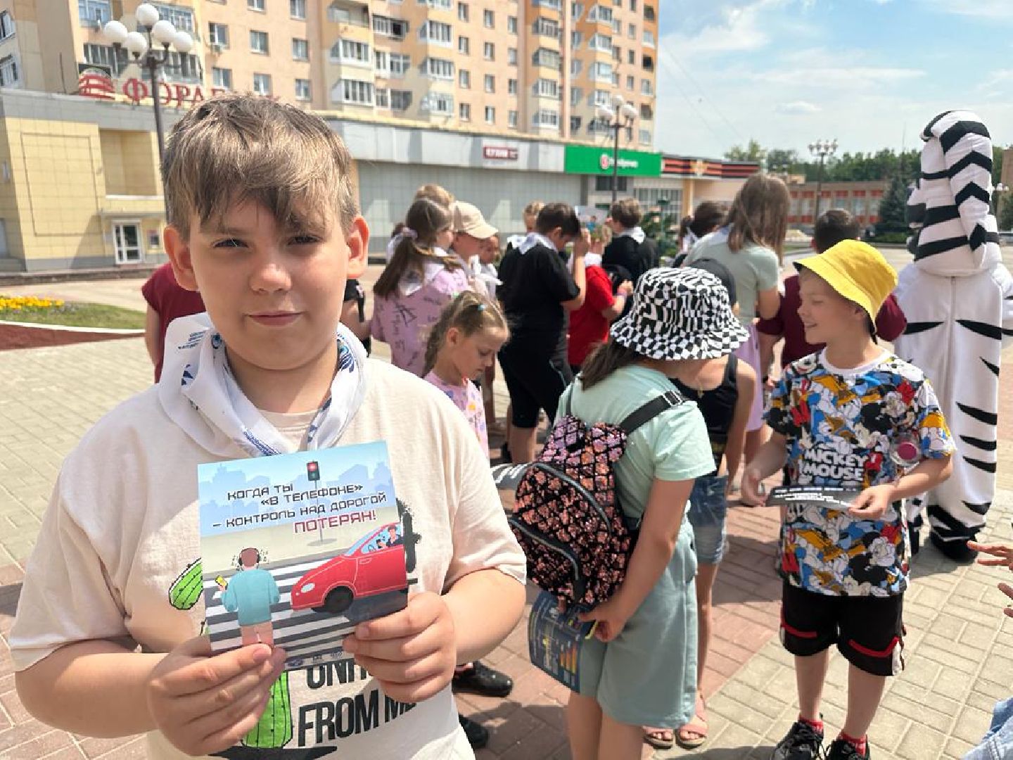 ГИБДД, безопасность дорожного движения, школьные лагеря, дети, Наро-Фоминск