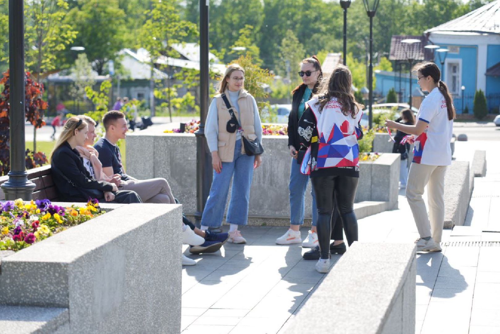 Сергиев Посад, Сергиево-Посадский городской округ, День России, Праздник, Родина, Российская Федерация, Парки, Скверы, Лето в Подмосковье, Молодежь, Жители