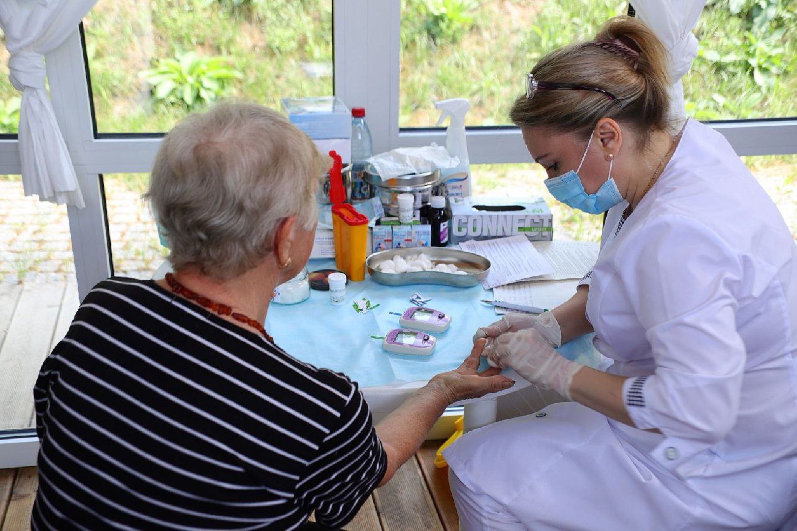 диспансеризация, здравоохранение, парк Кривякино, жители