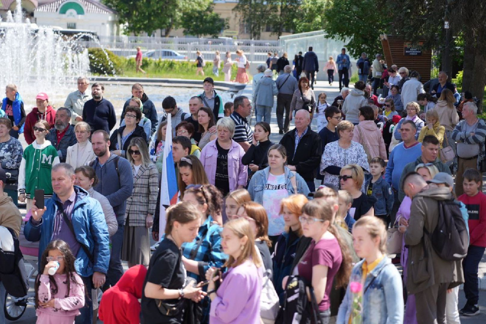 Сергиев Посад, Сергиево-Посадский городской округ, День России, Праздник, Родина, Российская Федерация, Парки, Скверы, Лето в Подмосковье, Молодежь, Жители