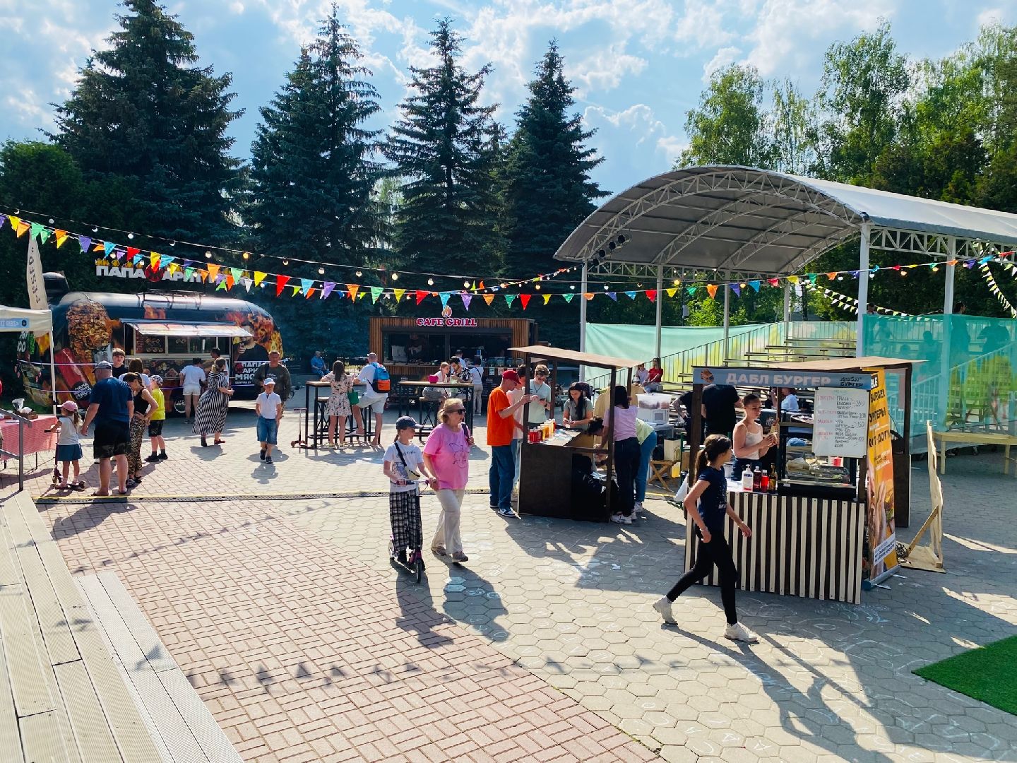 Домодедово, фестиваль еды, парк Елочки, пикник