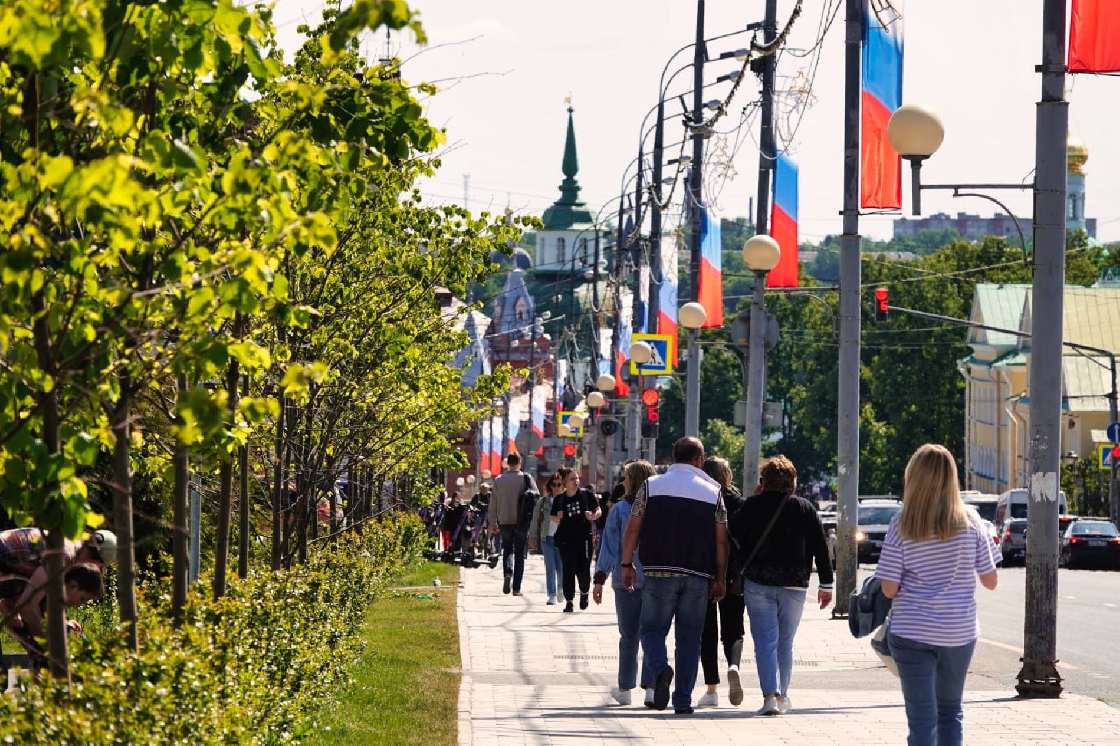 Сергиев Посад, Сергиево-Посадский городской округ, День России, Праздник, Родина, Российская Федерация, Парки, Скверы, Лето в Подмосковье, Молодежь, Жители