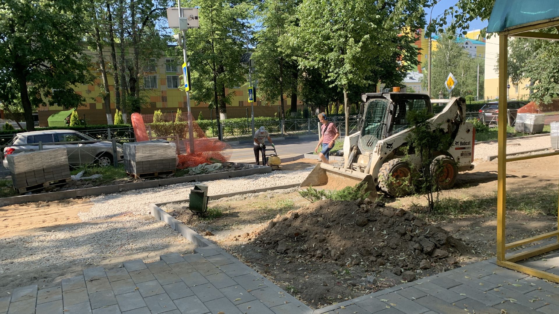 Ступино, благоустройство, детская поликлиника