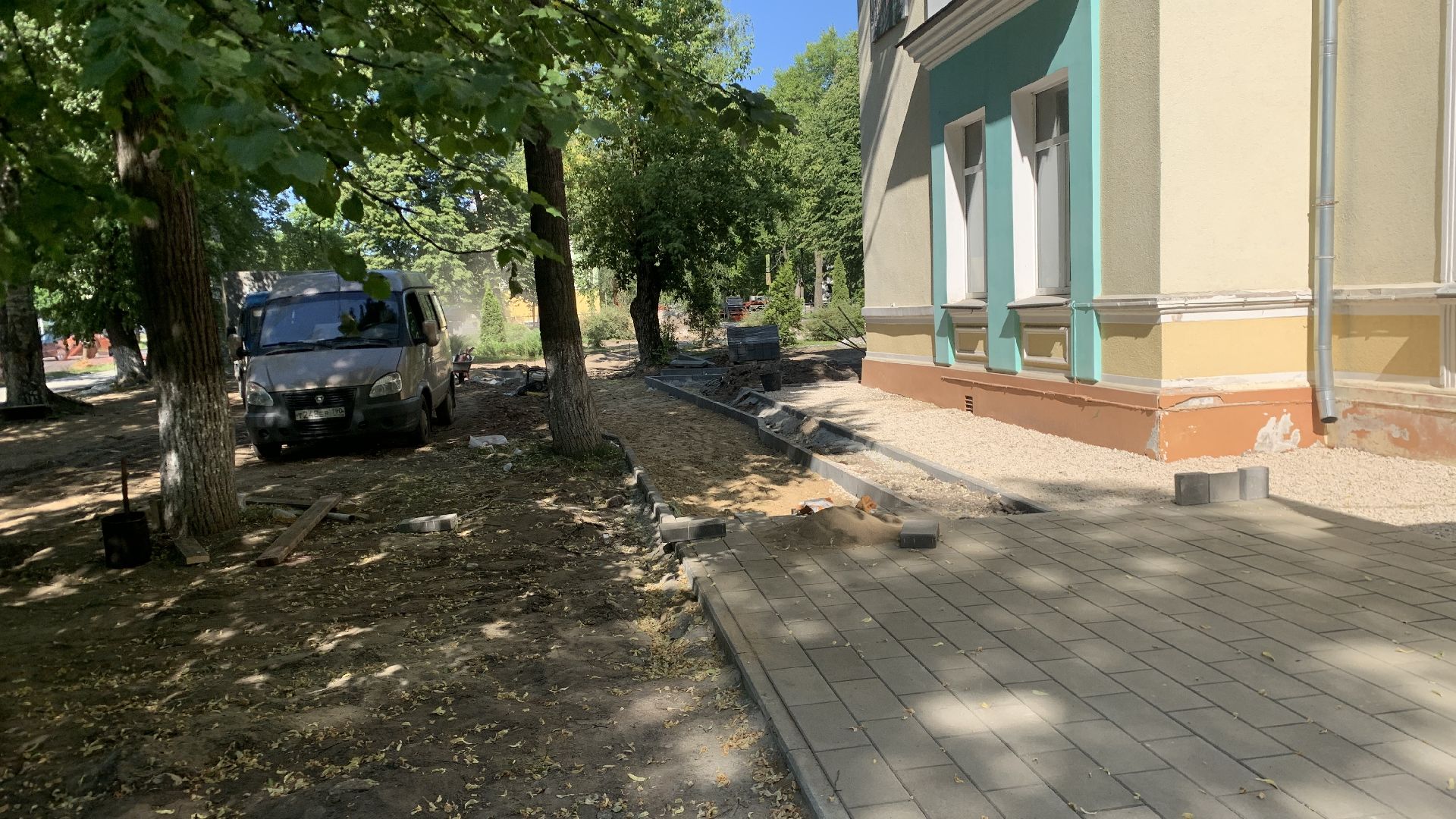 Ступино, благоустройство, детская поликлиника