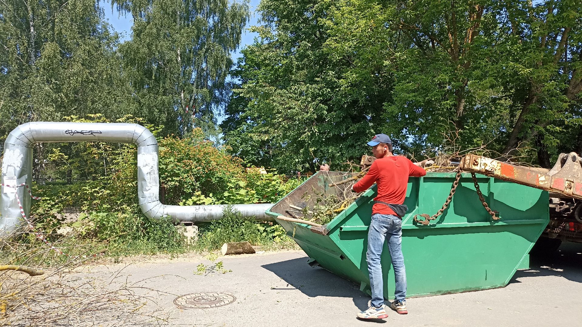 Серпухов, Подмосковье, Добродел, благоустройства, удаление сухостоя