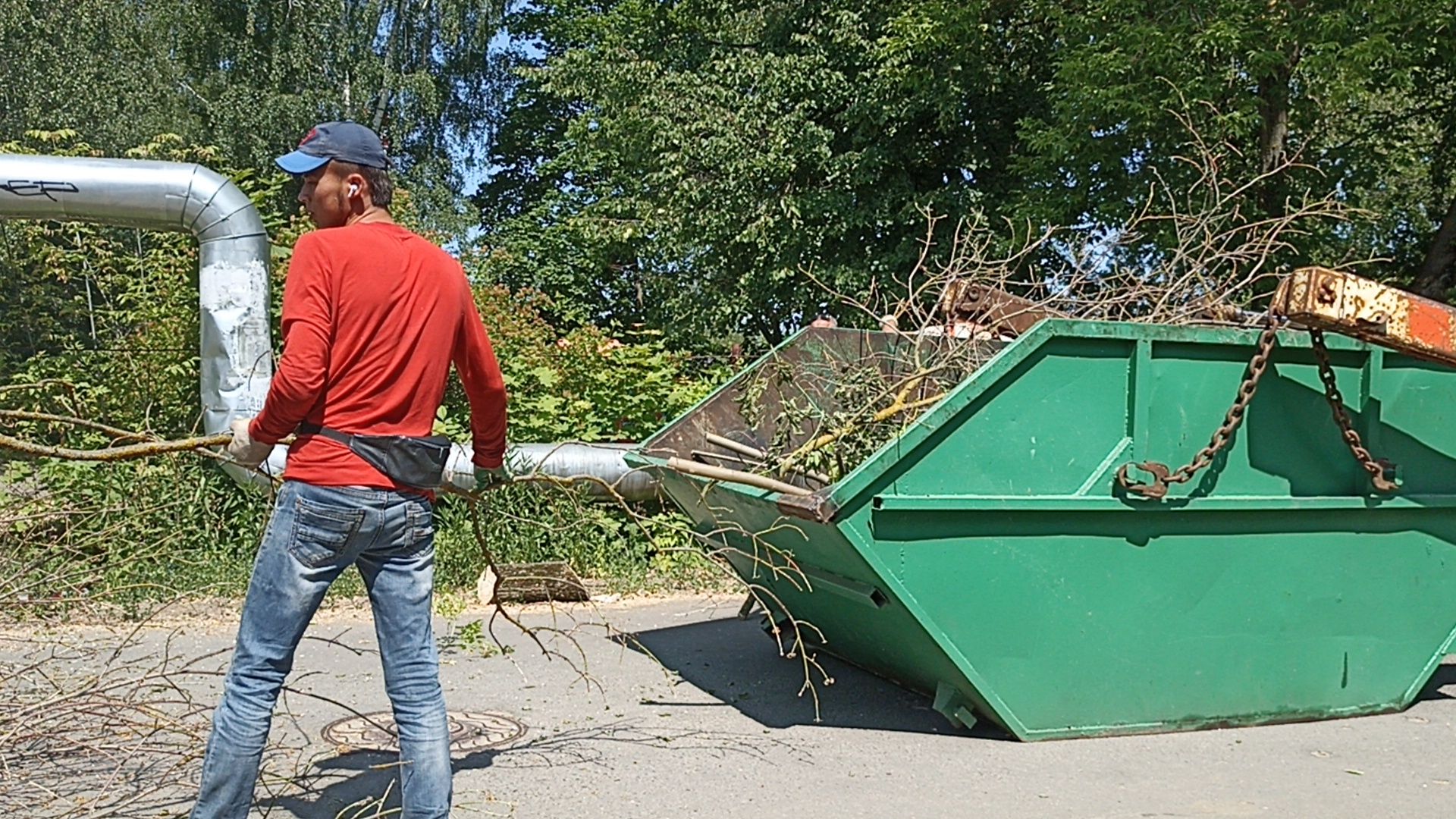 Серпухов, Подмосковье, Добродел, благоустройства, удаление сухостоя