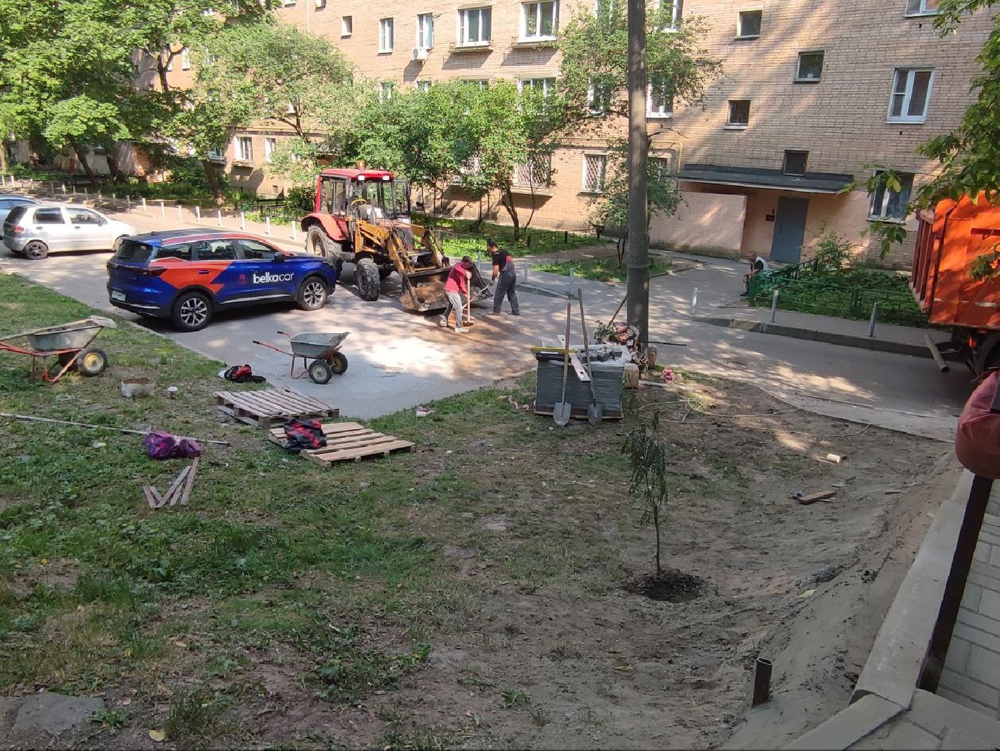 Мытищи, ремонт входных групп, лестница, детский сад