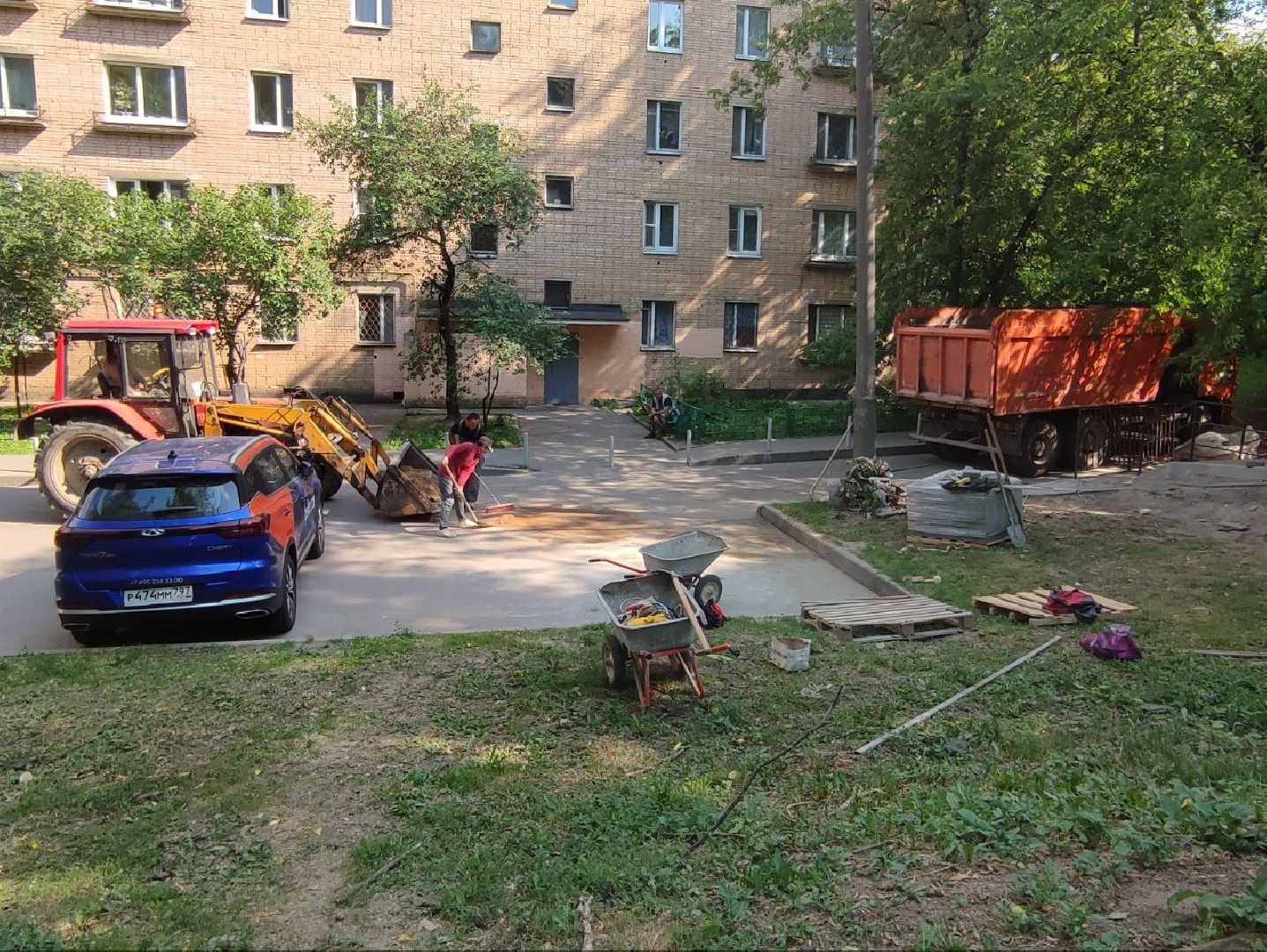 Мытищи, ремонт входных групп, лестница, детский сад