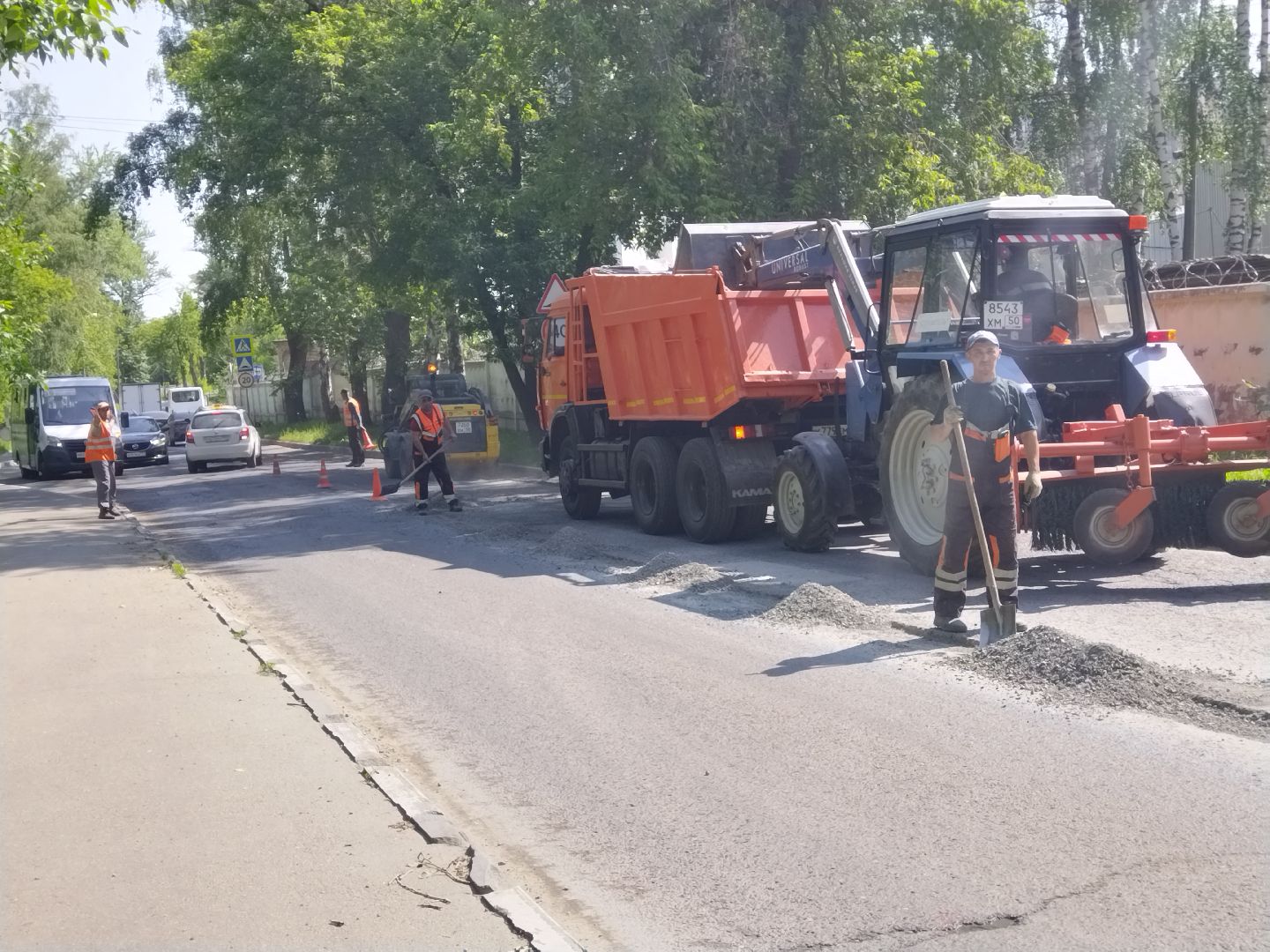 Дороги, ямочный ремонт, ремонт дорог, Мытищи, Олимпийский проспект, Рупасово