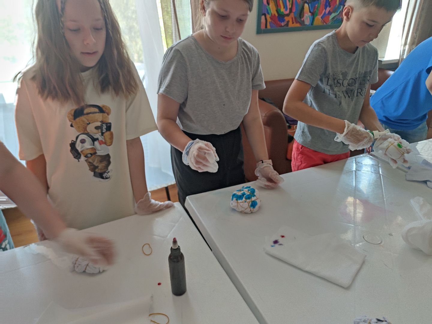 тай-дай, мастер-класс, дети, лагерь, Дубна