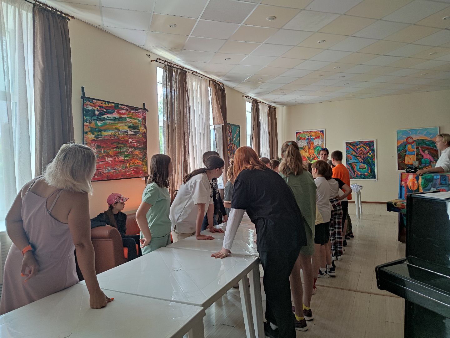 тай-дай, мастер-класс, дети, лагерь, Дубна