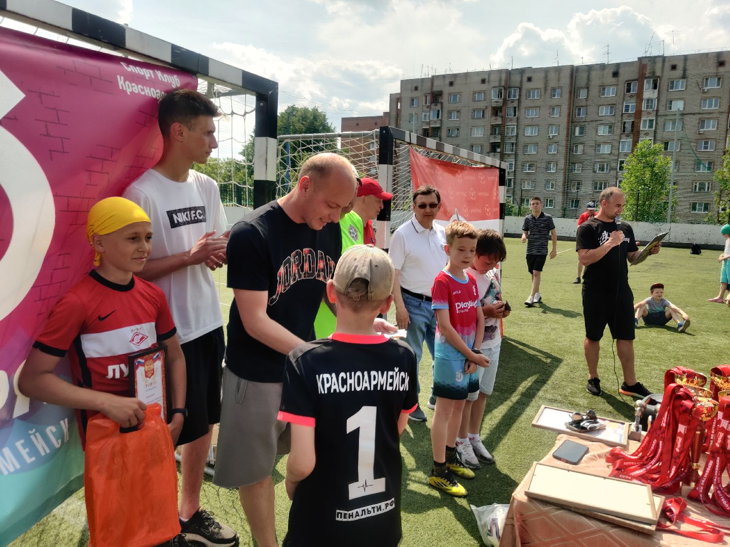Красноармейск, Пушкинский, футбол, детский спорт, лето в Подмосковье