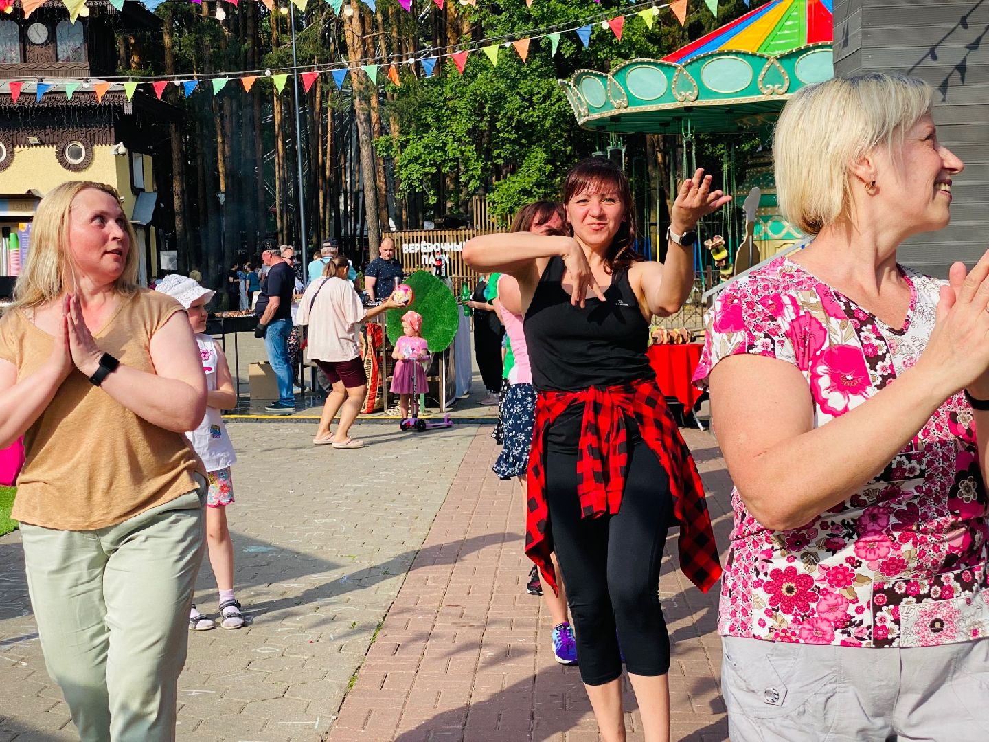 Домодедово, разминка, спорт, тренер, парк Елочки