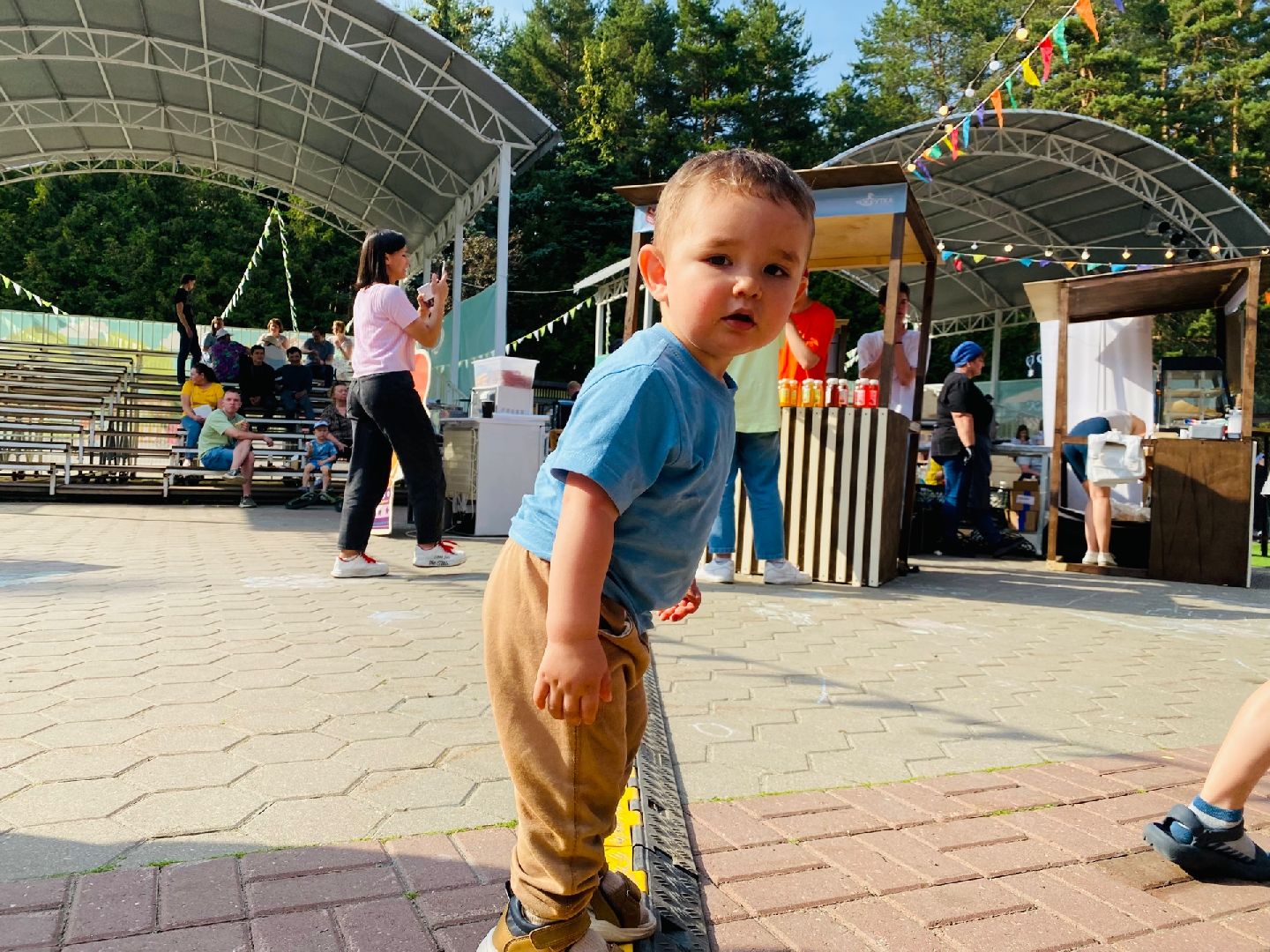 Домодедово, разминка, спорт, тренер, парк Елочки