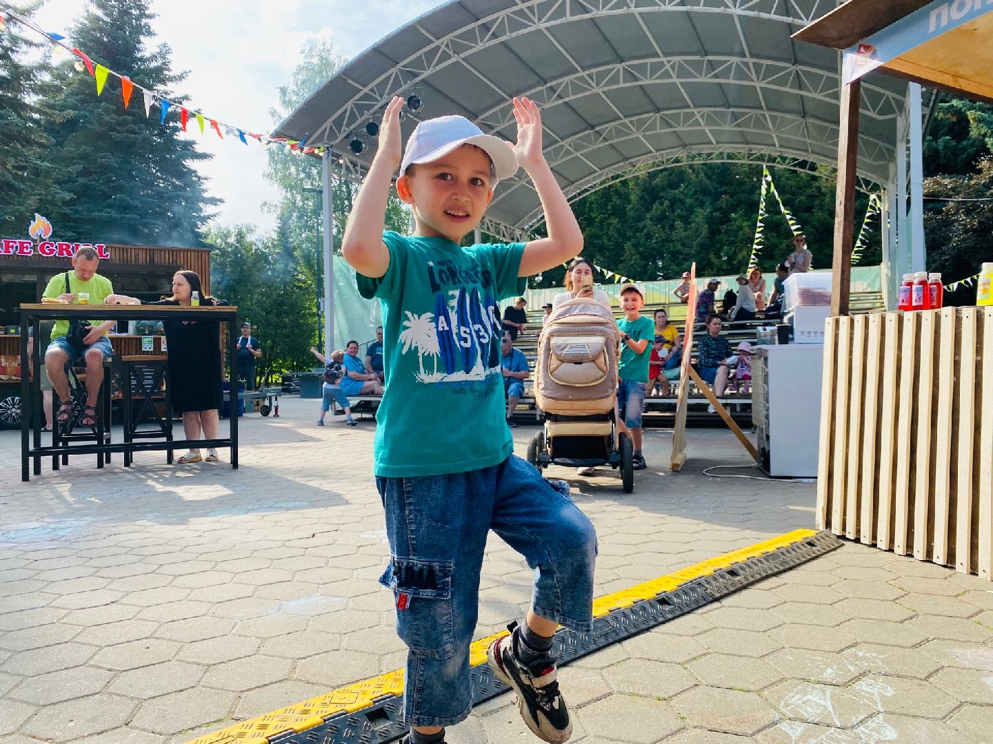 Домодедово, разминка, спорт, тренер, парк Елочки