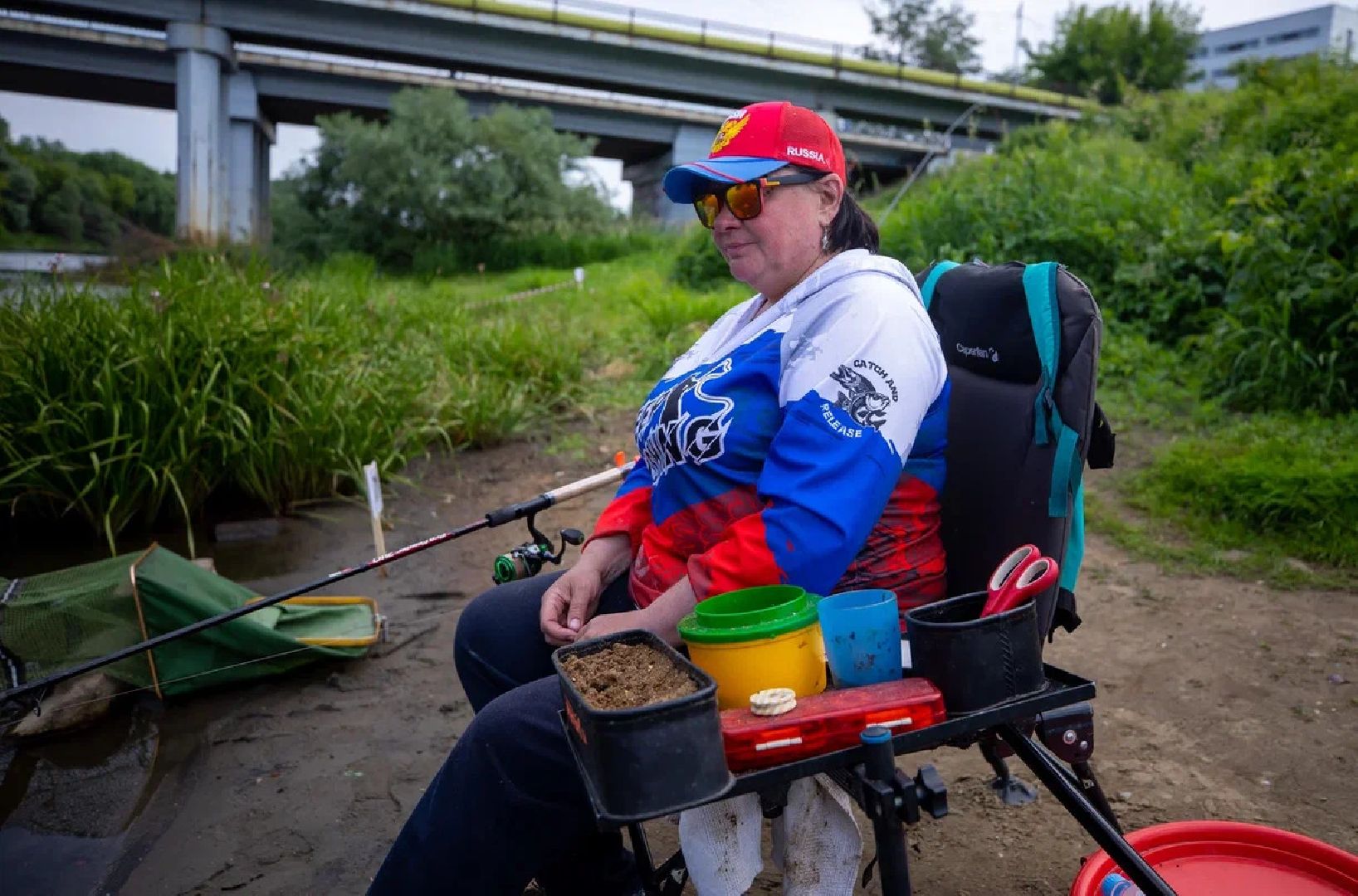 Спорт, рыбная ловля, рыбалка, Подмосковный берег, Орехово-Зуево