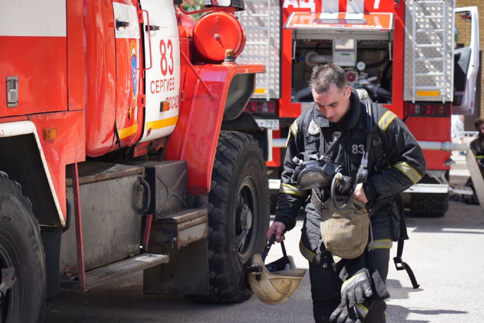 Сергиево-Посадский городской округ, Сергиев Посад, ЧП, Пожар, 112, Пожарные, Спасатели