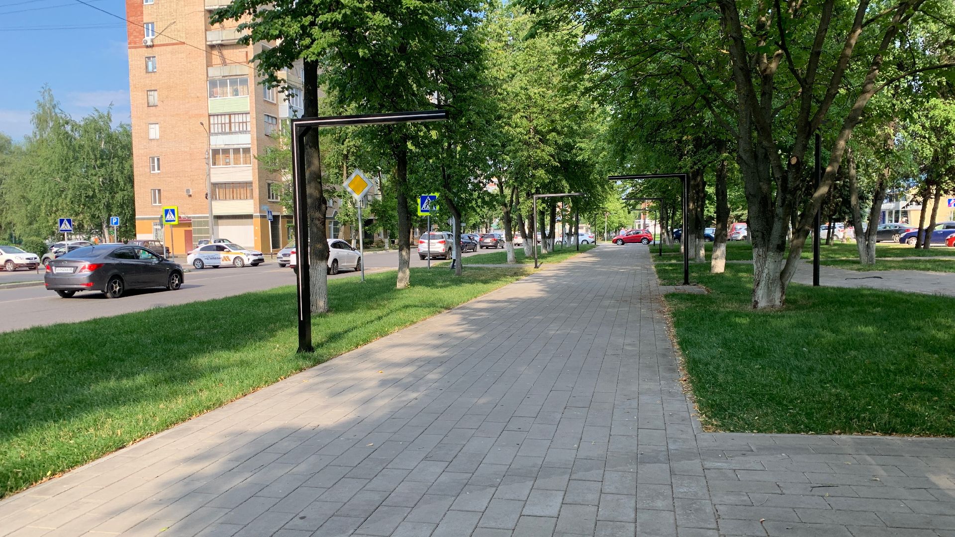 Ступино, благоустройство, пешеходная зона