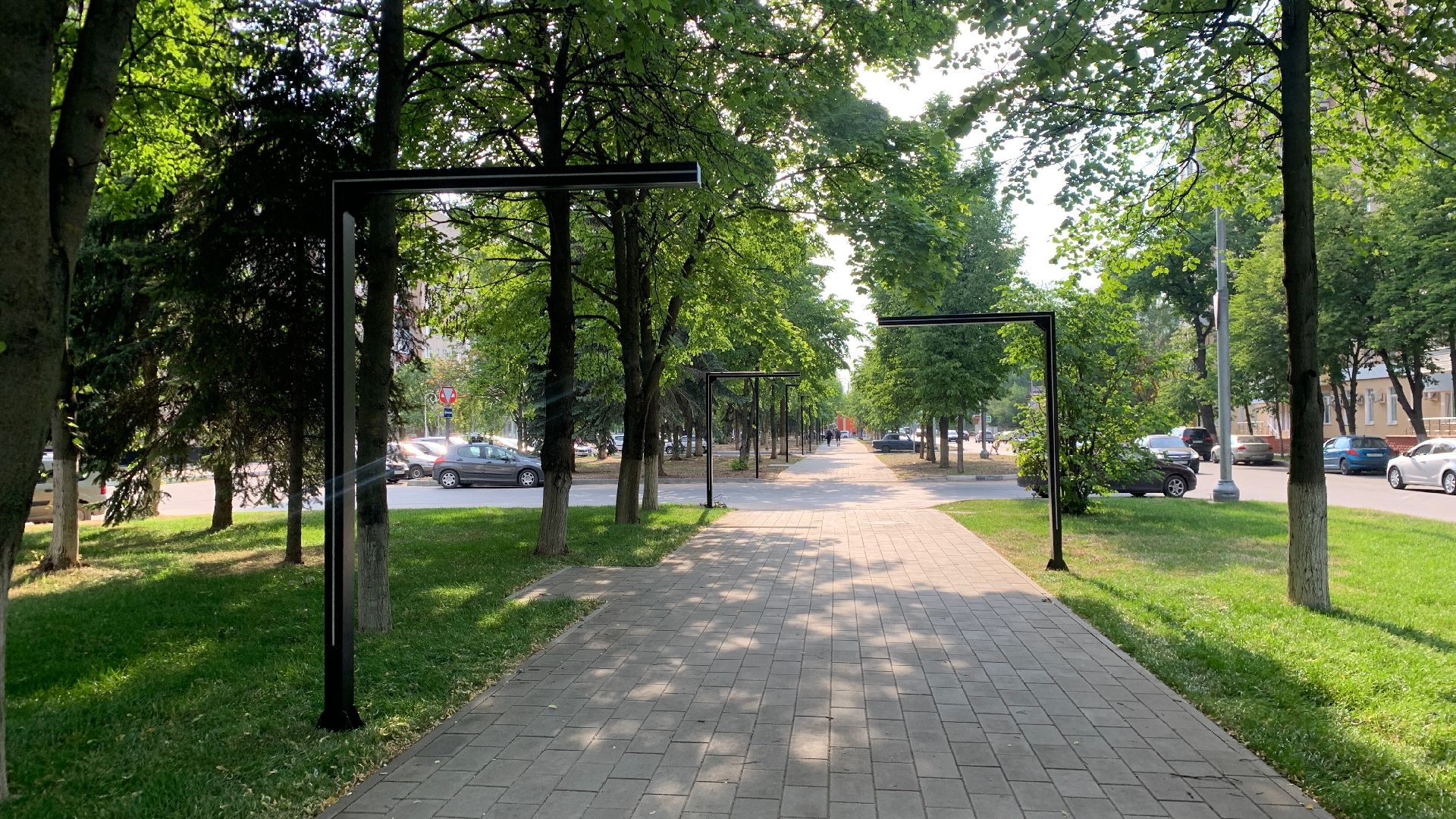 Ступино, благоустройство, пешеходная зона