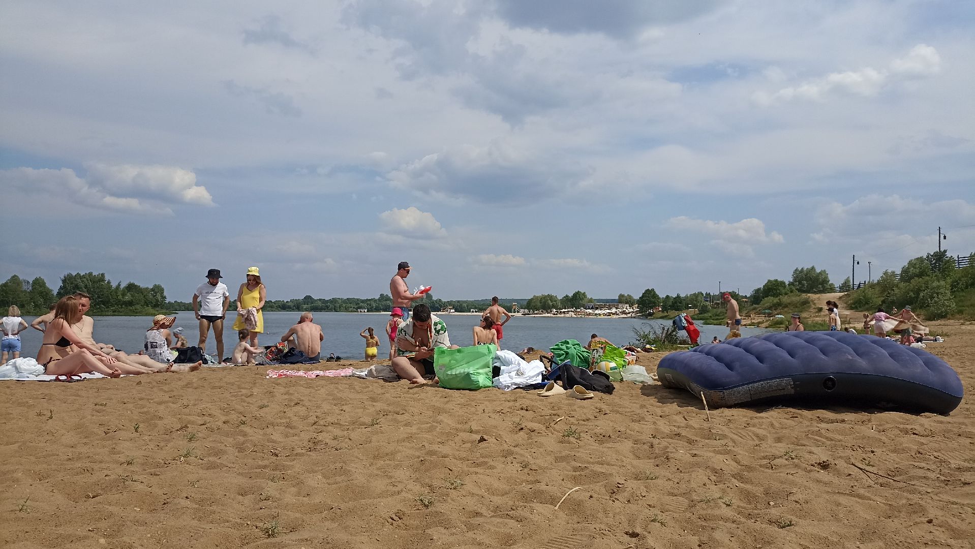 Серпухов, Подмосковье, пляж, отдых, семья, водоем