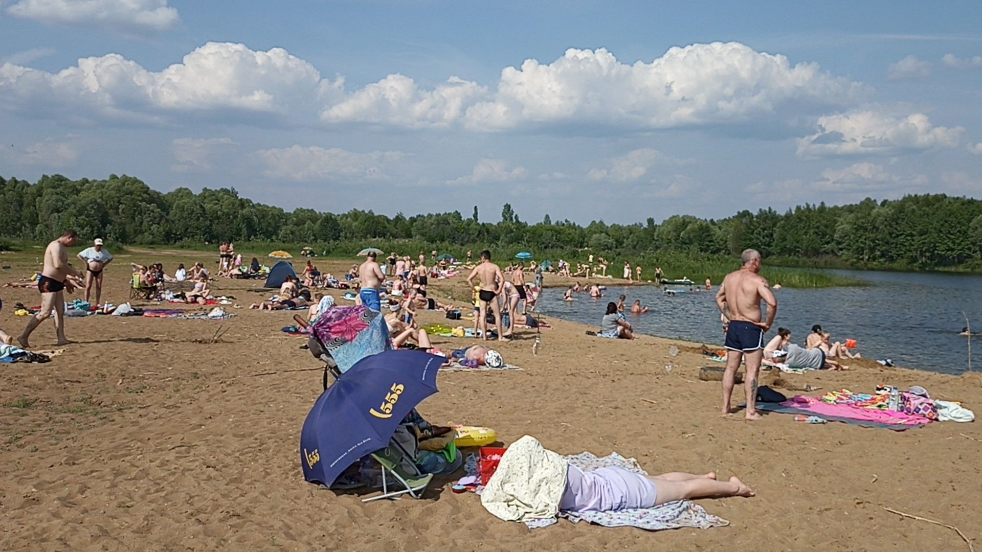 Серпухов, Подмосковье, пляж, отдых, семья, водоем