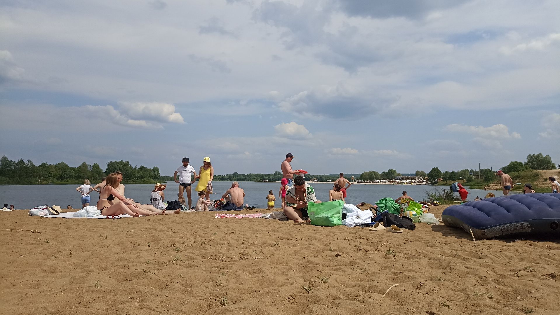 Серпухов, Подмосковье, пляж, отдых, семья, водоем