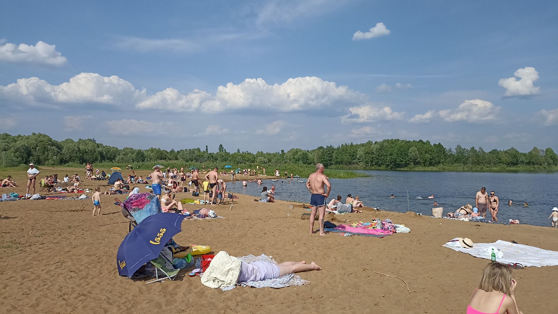 Серпухов, Подмосковье, пляж, отдых, семья, водоем