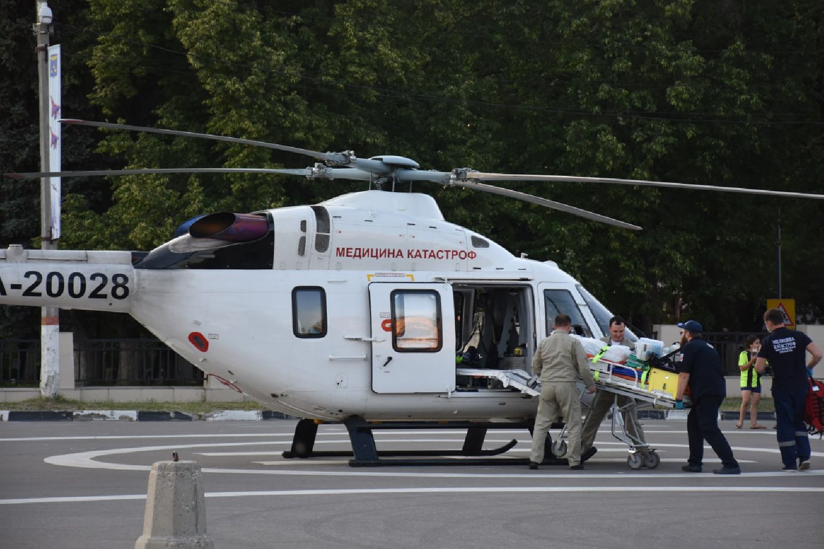 вертолёт, Жуковская, ГКБ, пациент, инсульт, санавиация