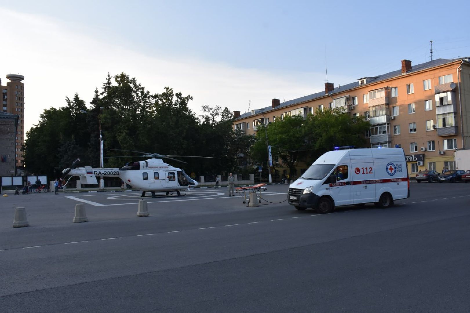 вертолёт, Жуковская, ГКБ, пациент, инсульт, санавиация